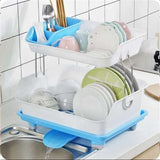 2 Tier Plastic Dish Rack (2 Tier)