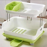 2 Tier Plastic Dish Rack (2 Tier)