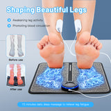 Electric EMS Foot Massager Pad Foot Massage Mat Feet Muscle Stimulator Improve Blood Circulation Relieve Ache Pain Health Care