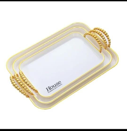 House Acrylic  3Pcs Tray