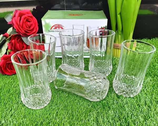 Long diamond glasses