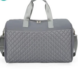 Duffle Bag for Travel, Weekender Bag with Shoe Compartment, Carry On Overnight Bag