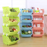 4 Tier Vegetable, Fruit and Utensils Rack