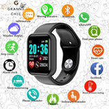 Generic Bluetooth Smart Men Sport Y68 Smartwatch-Black