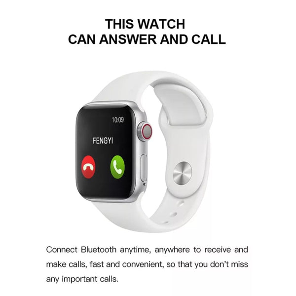 T500 PLUS SMARTWATCH WITH Bluetooth function, the smartwatch can receive calls, dial calls right from the smartwatch.
