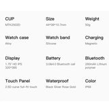 T500 PLUS SMARTWATCH WITH Bluetooth function, the smartwatch can receive calls, dial calls right from the smartwatch.